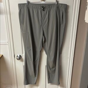 Orvis grey performance tech fishing hiking athletic pants men’s size XXL